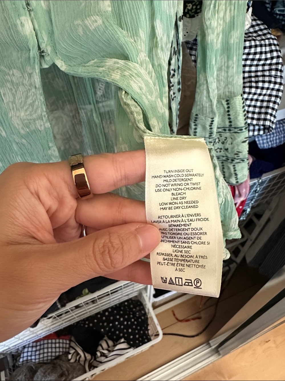 Free people X Anna Sui sheer blouse - Picture 3 of 4